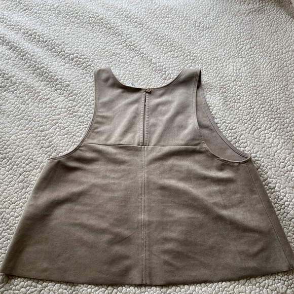 Wilfred Faux Suede Sleeveless Top - Picture 2 of 4